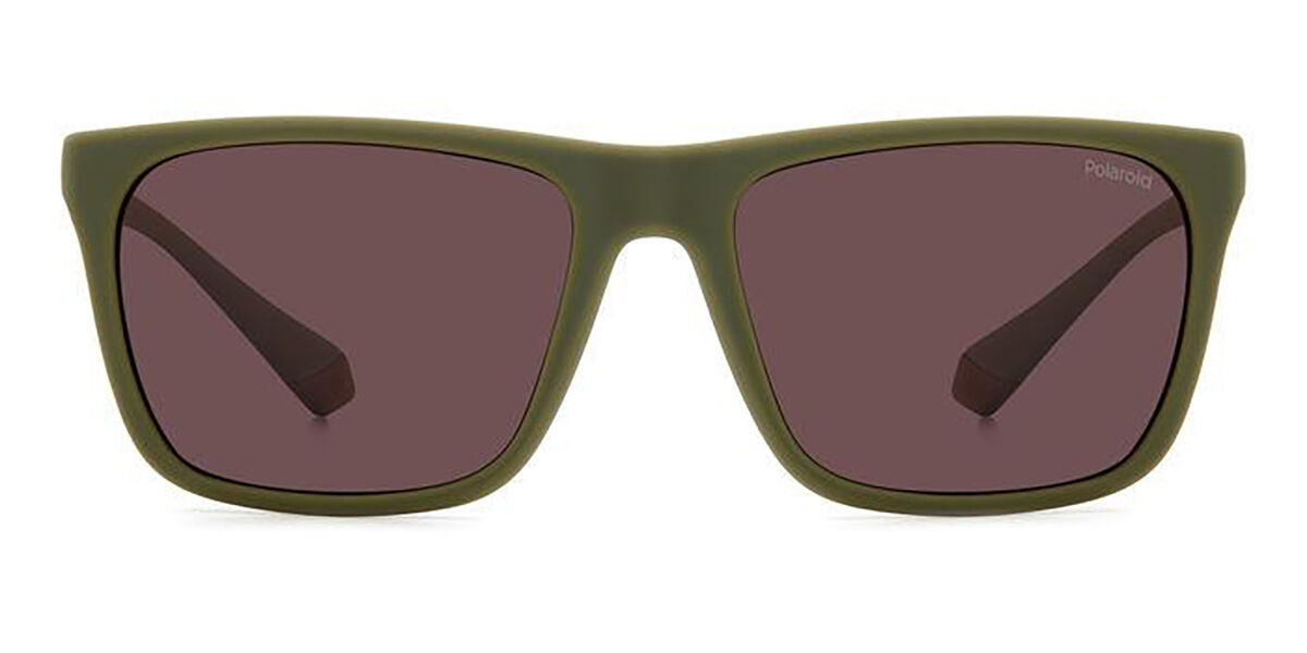 Polaroid PLD 2141/S Polarized 0L9/KL, Green frame, Brown lenses