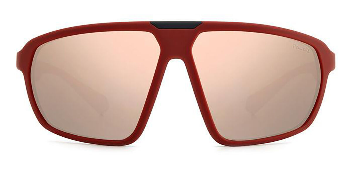 Polaroid PLD 2142/S Polarized T9H/JQ, Burgundy frame, Gradient Pink lenses