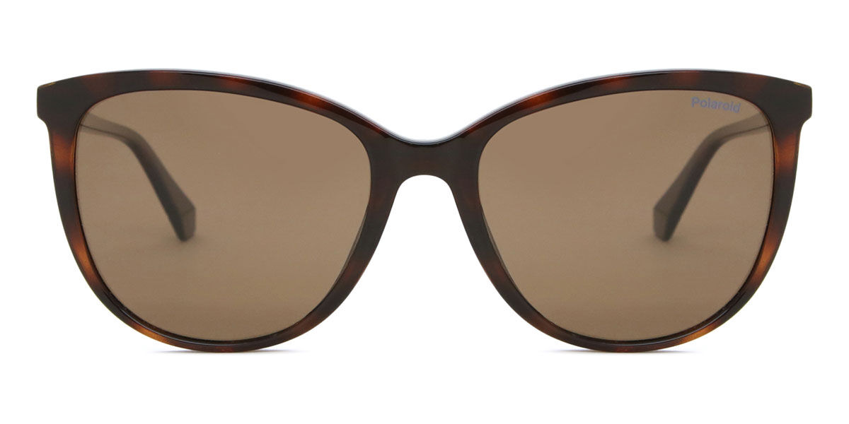 Polaroid PLD 4138/S Polarized 086/SP, Tortoiseshell frame, Brown lenses