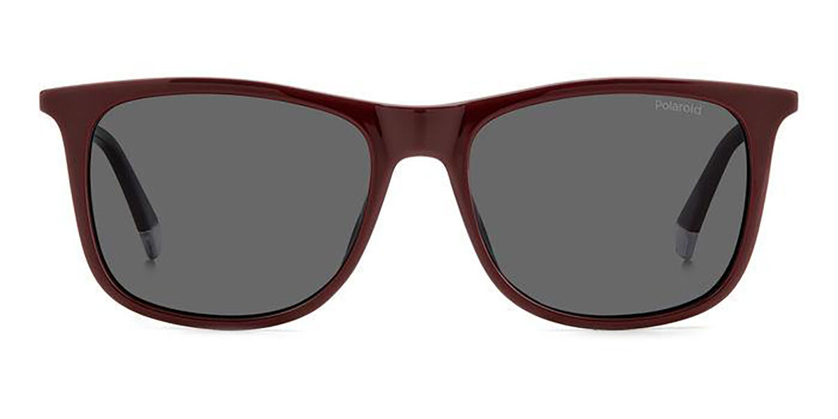 Polaroid PLD 4145/S/X Polarized LHF/M9, Burgundy frame, Grey lenses