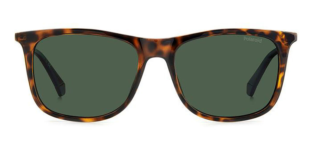 Polaroid PLD 4145/S/X Polarized 086/UC, Tortoiseshell frame, Green lenses
