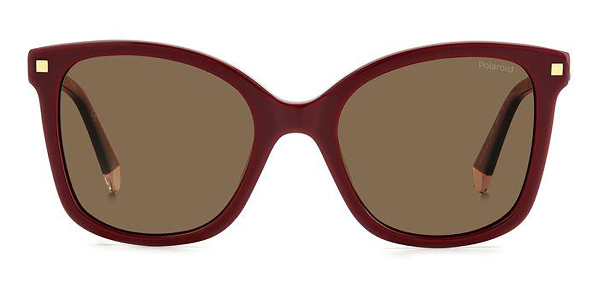 Polaroid PLD 4151/S/X Polarized LHF/SP, Burgundy frame, Brown lenses