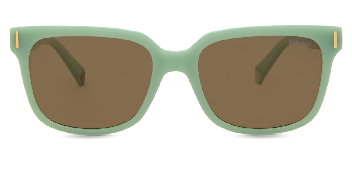 Polaroid PLD 6191/S Polarized 1ED/SP, Green frame, Brown lenses