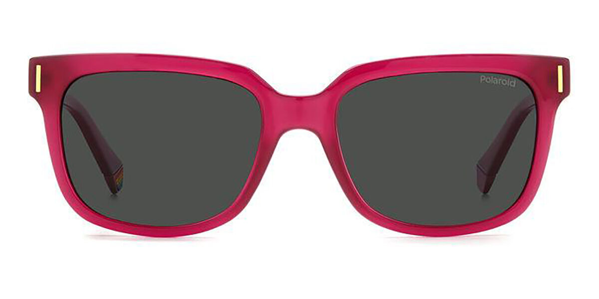 Polaroid PLD 6191/S Polarized MU1/M9, Pink frame, Grey lenses