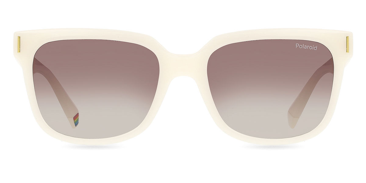 Polaroid PLD 6191/S Polarized VK6/LA, White frame, Gradient Brown lenses