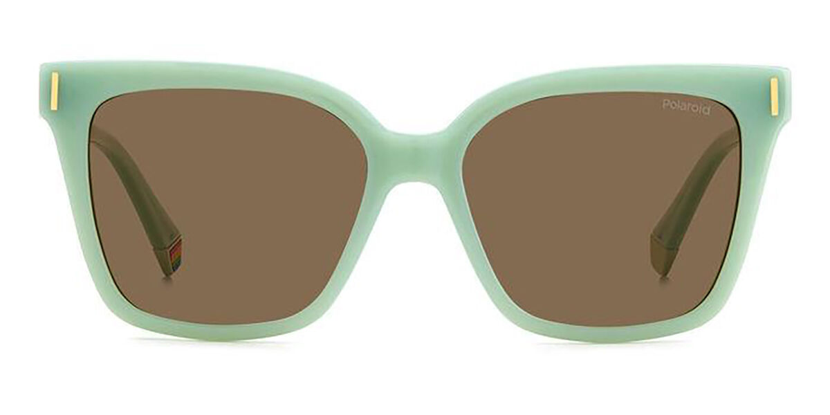 Polaroid PLD 6192/S Polarized 1ED/SP, Green frame, Brown lenses