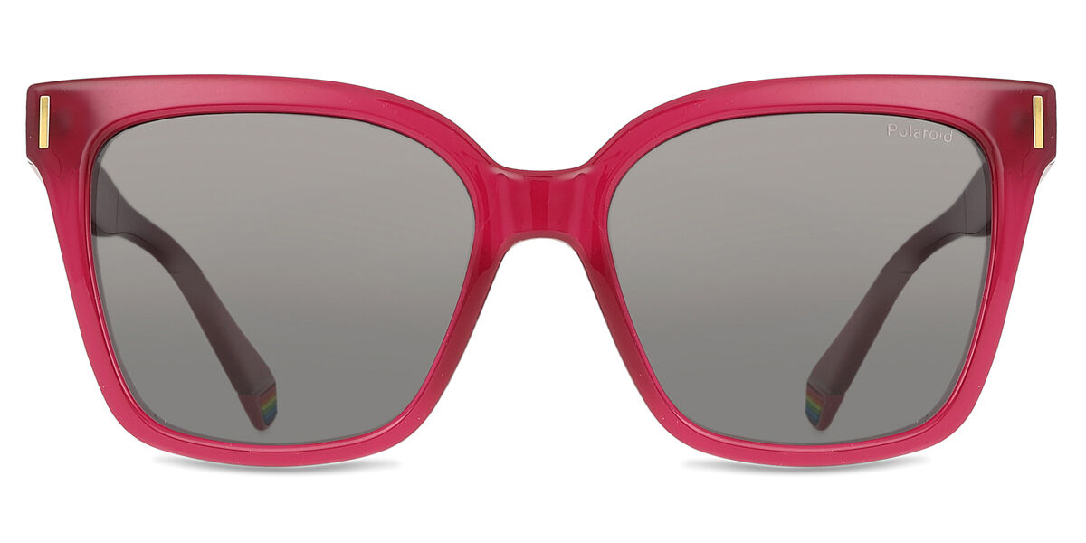 Polaroid PLD 6192/S Polarized MU1/M9, Pink frame, Grey lenses