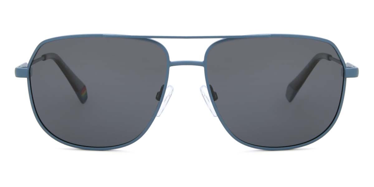 Polaroid PLD 6195/S/X Polarized FLL/M9, Blue frame, Grey lenses