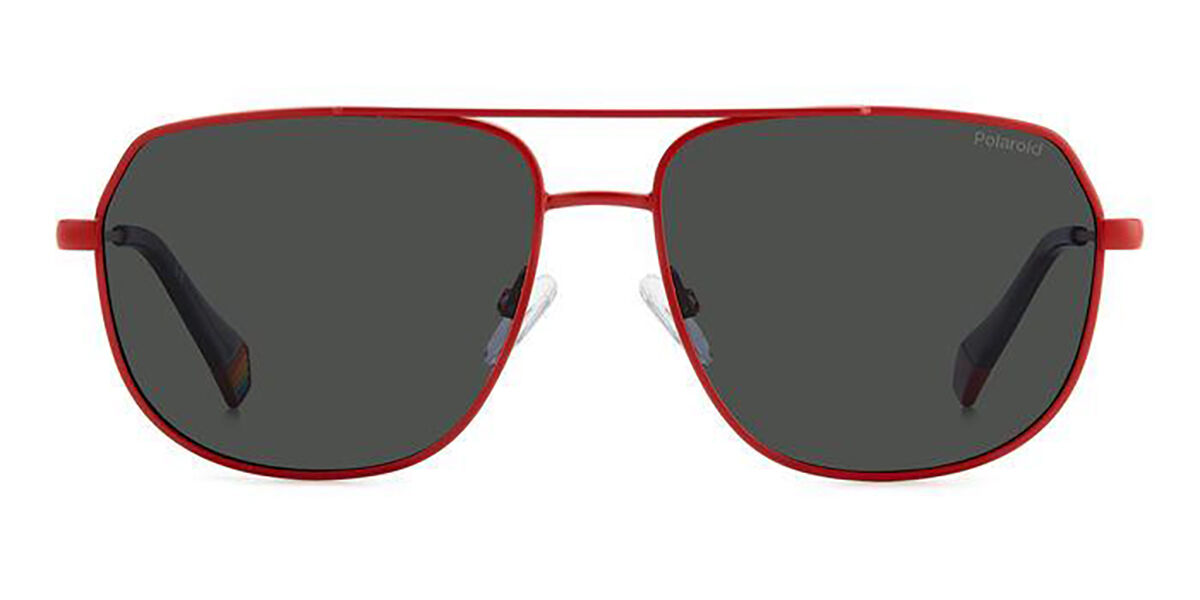 Polaroid PLD 6195/S/X Polarized 0Z3/M9, Red frame, Grey lenses
