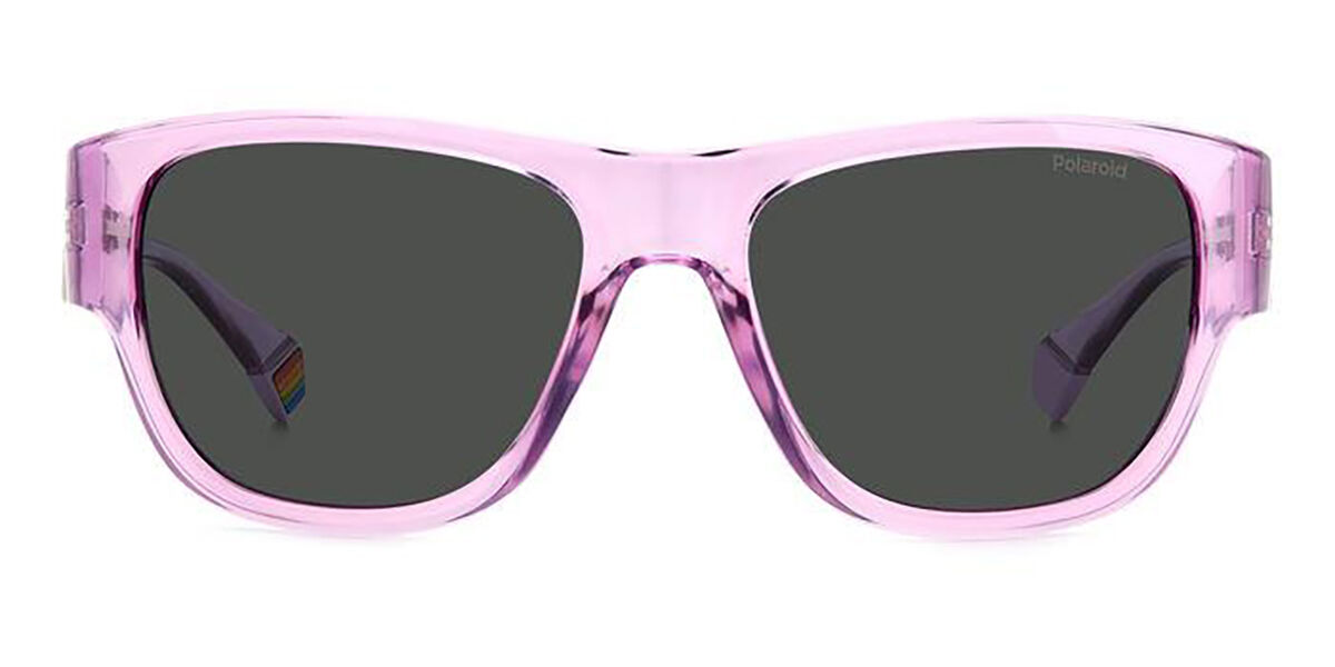 Polaroid PLD 6197/S Polarized 789/M9, Purple frame, Grey lenses