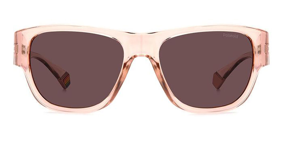 Polaroid PLD 6197/S Polarized 35J/KL, Pink frame, Brown lenses