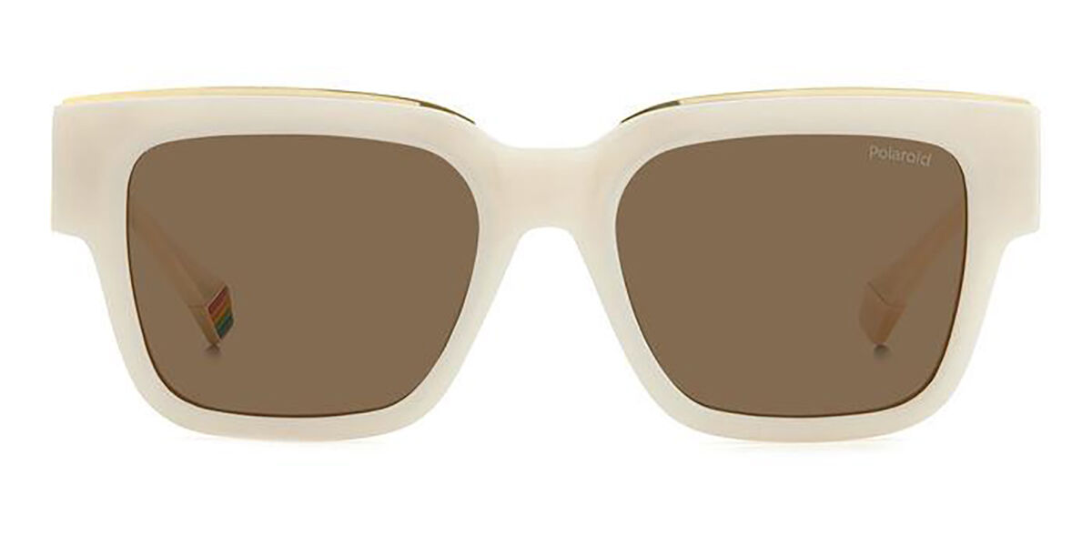 Polaroid PLD 6198/S/X Polarized SZJ/SP, White frame, Brown lenses