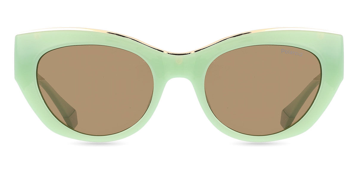 Polaroid PLD 6199/S/X Polarized 1ED/SP, Green frame, Brown lenses