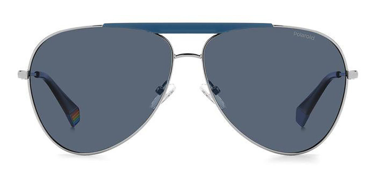 Polaroid PLD 6200/S/X Polarized V84/C3, Grey frame, Blue lenses