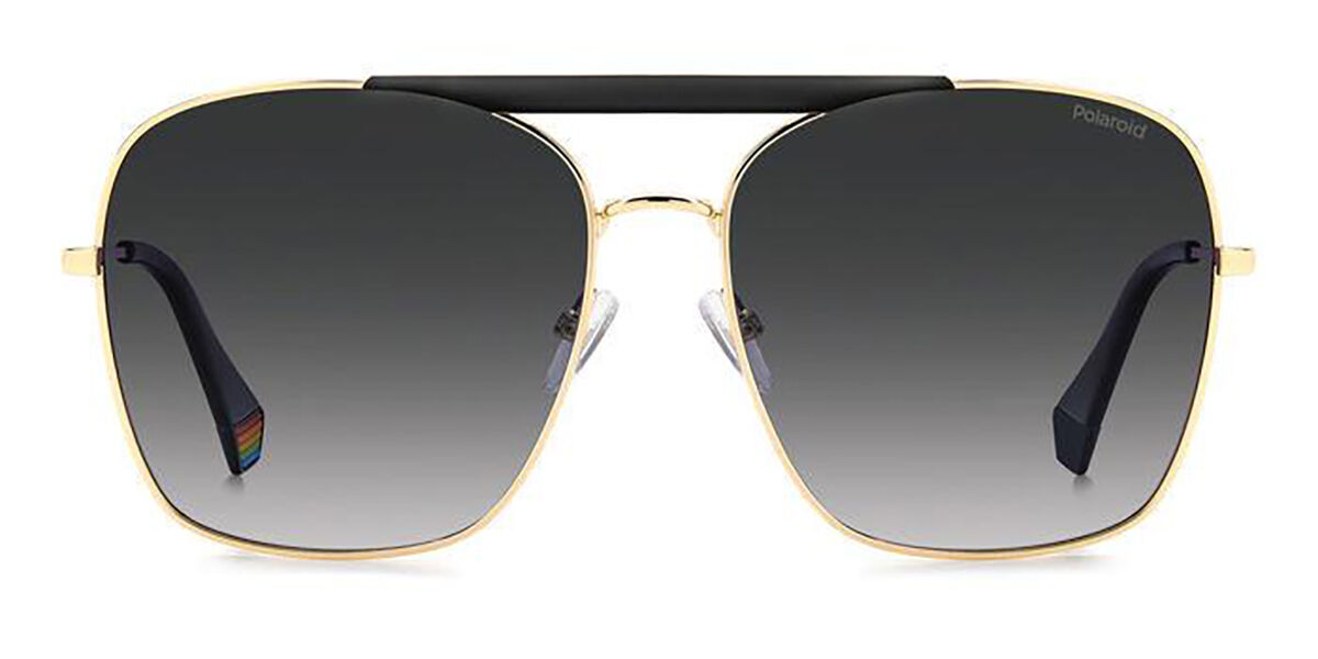 Polaroid PLD 6201/S/X Polarized I46/WJ, Gold frame, Gradient Grey lenses