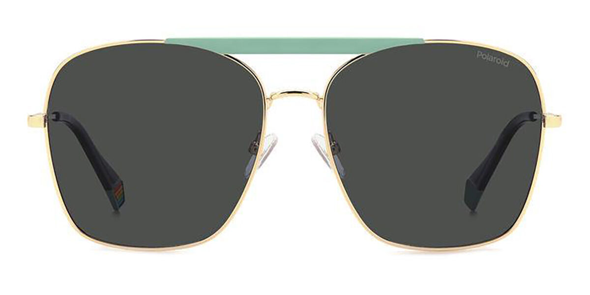 Polaroid PLD 6201/S/X Polarized 3JN/M9, Gold frame, Grey lenses