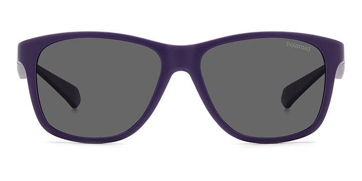 Polaroid PLD 8052/S Kids Polarized 80Z/M9, Purple frame, Grey lenses
