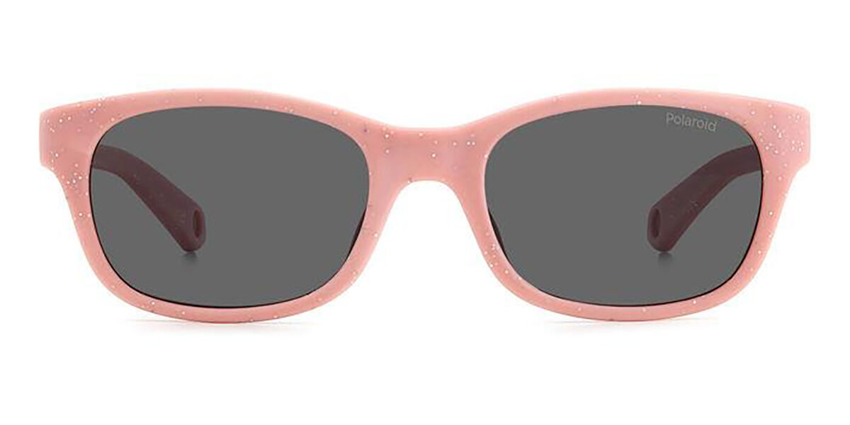 Polaroid PLD K006/S Kids Polarized W66/M9, Pink frame, Grey lenses