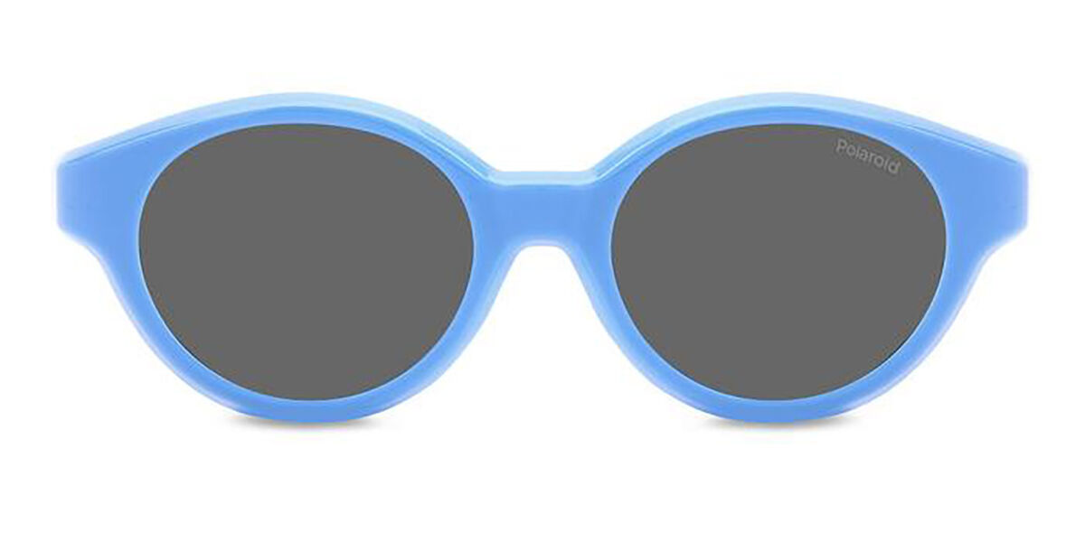 Polaroid PLD K007 CL-ON Kids Clip-on Only Polarized MVU/M9, Blue frame, Grey lenses