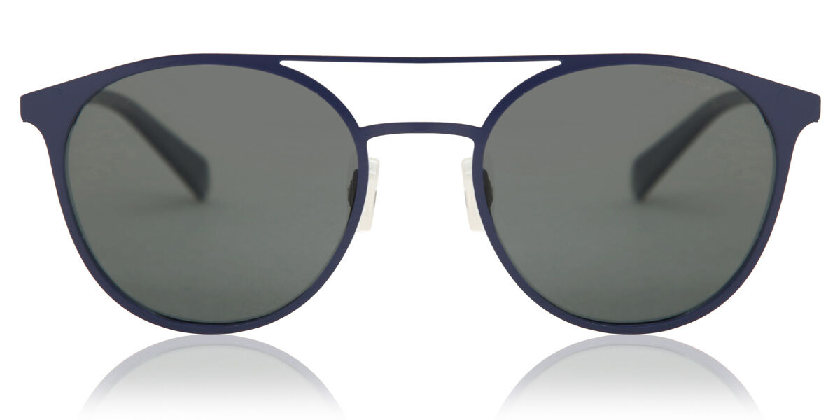 Polaroid PLD 2052/S PJP/M9, Blue frame, Grey lenses