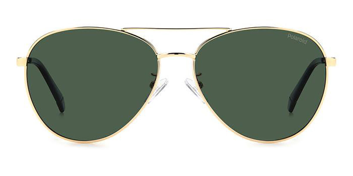 Polaroid PLD 4142/G/S/X Asian Fit Polarized PEF/UC, Gold frame, Green lenses
