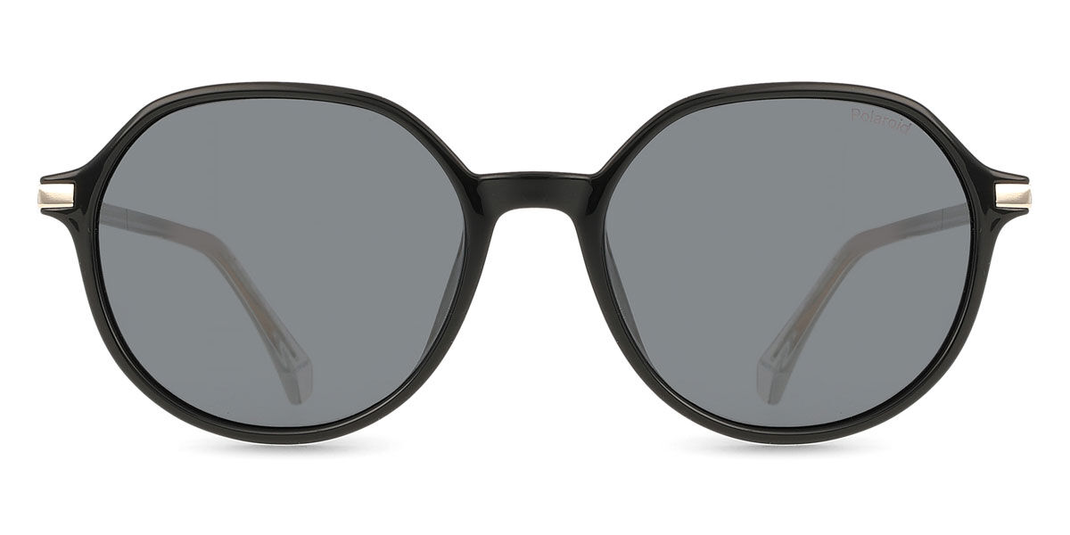Polaroid PLD 4149/G/S/X Asian Fit Polarized 807/M9, Black frame, Grey lenses