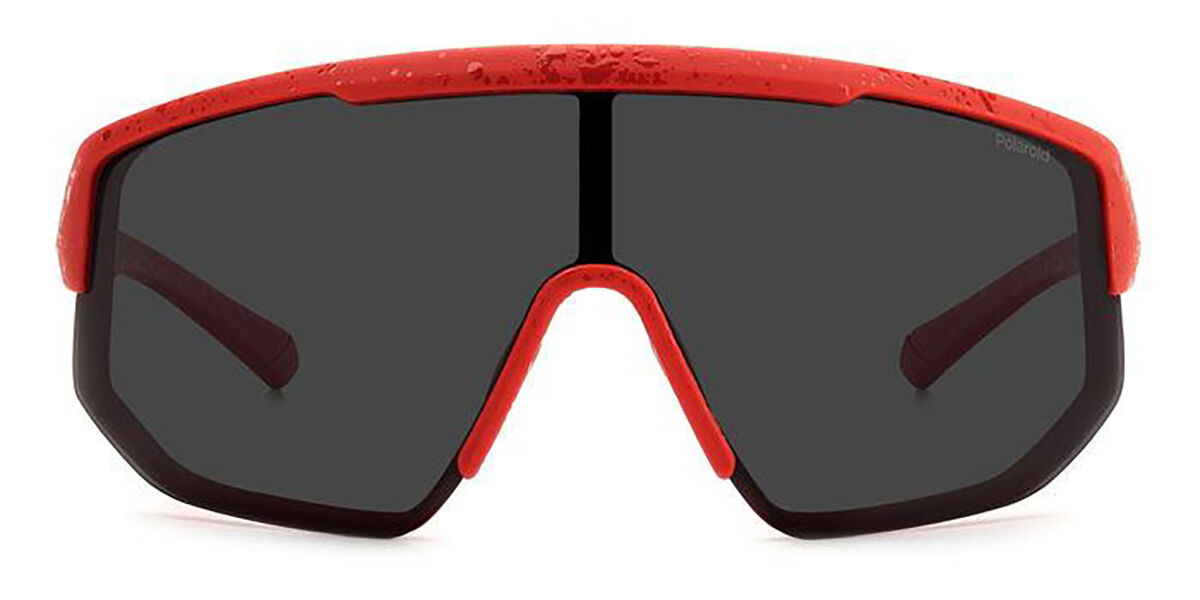 Polaroid PLD 7047/S Polarized 0Z3/M9, Red frame, Grey lenses
