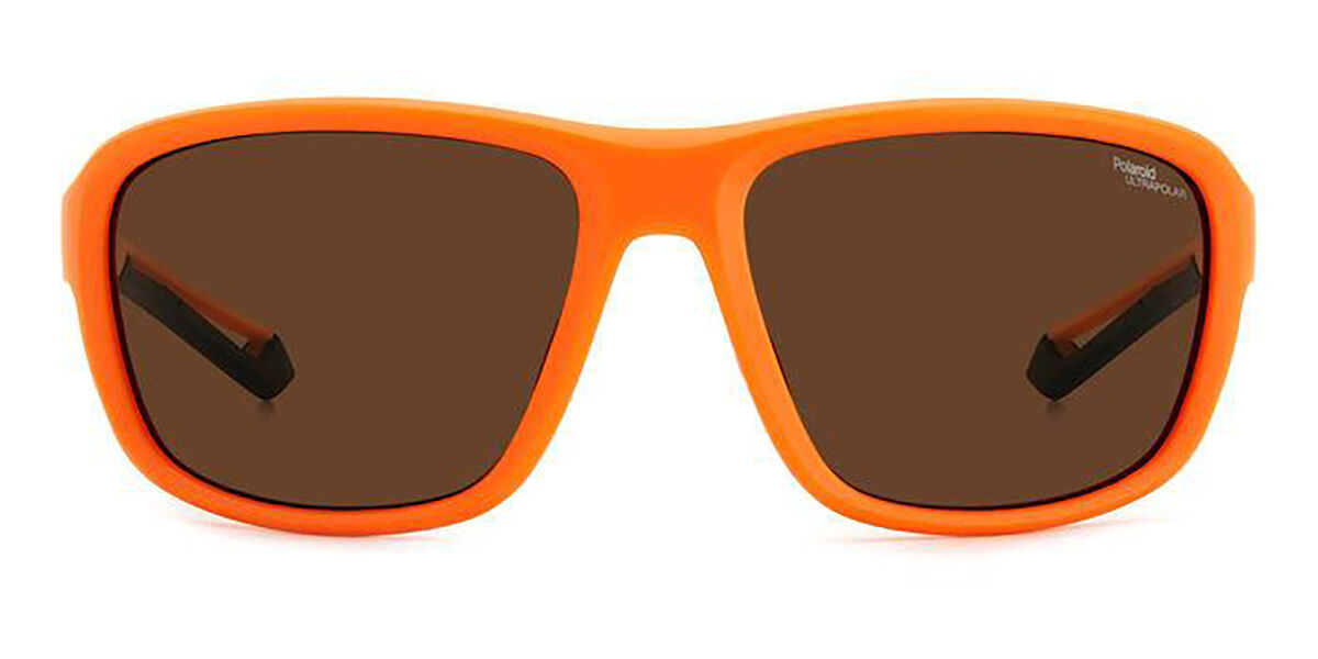 Polaroid PLD 7049/S Polarized 2M5/47, Orange frame, Brown lenses
