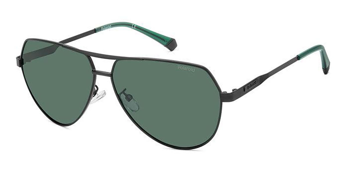 Polaroid PLD 2145/G/S/X Asian Fit 003/UC, Black frame, Green lenses