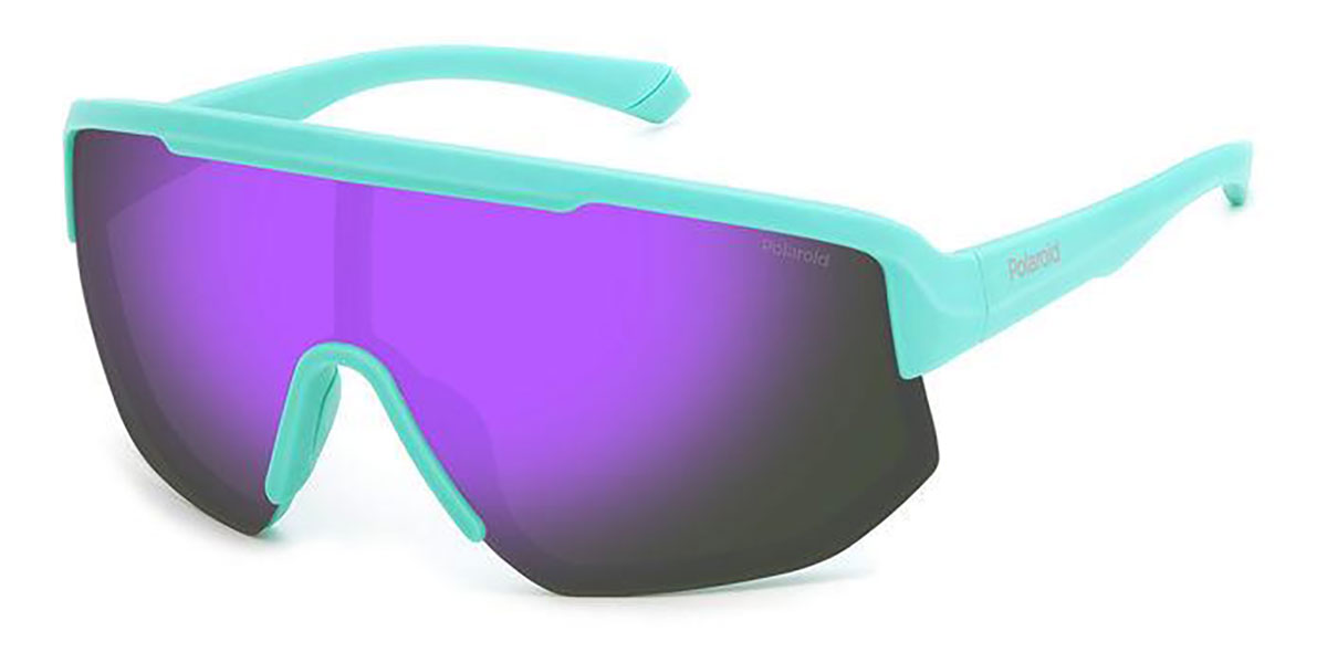 Polaroid PLD 7047/S N47/MF, Blue frame, Purple Mirror lenses
