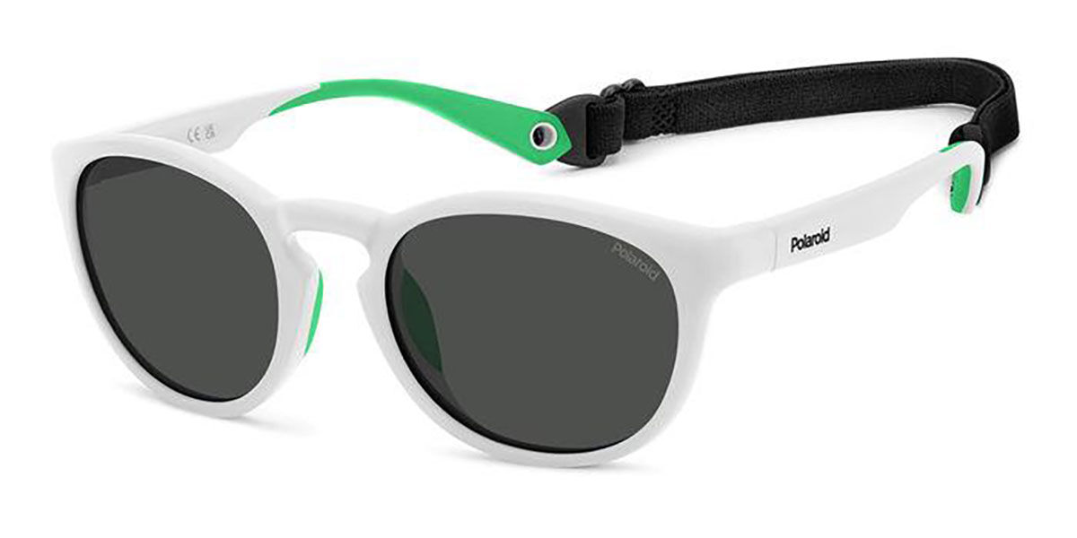 Polaroid PLD 7050/S VK6/M9, White frame, Grey lenses