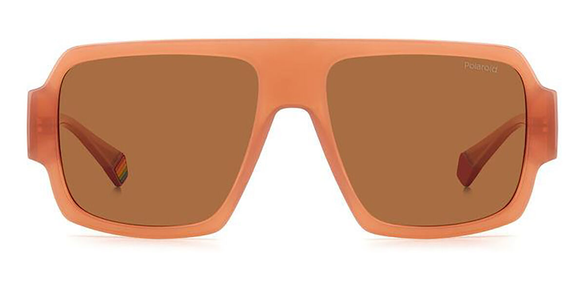 Polaroid PLD 6209/S/X Polarized 733/HE, Orange frame, Brown lenses