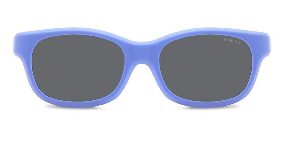 Polaroid PLD K006 CL-ON Clip-on Only Kids Polarized 09S/M9, Purple frame, Grey lenses