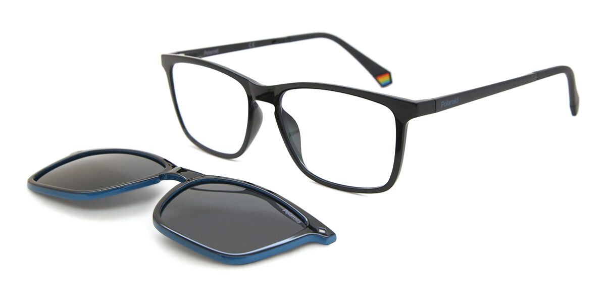 Polaroid PLD 6139/CS With Clip-On 807/M9, Black frame