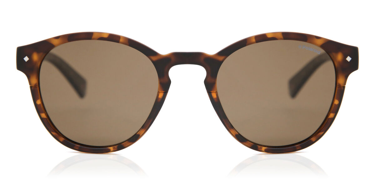 Polaroid PLD 6042/S Polarized 086/SP, Tortoiseshell frame, Green lenses
