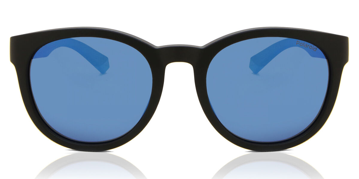 Polaroid PLD 2150/S Polarized OY4/5X, Black frame, Blue Mirror lenses