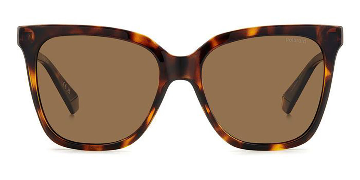 Polaroid PLD 4155/S/X Polarized 086/SP, Tortoiseshell frame, Brown lenses