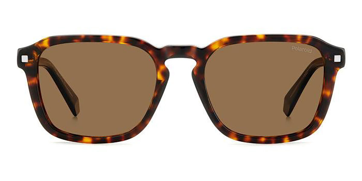Polaroid PLD 4156/S/X Polarized 086/SP, Tortoiseshell frame, Brown lenses