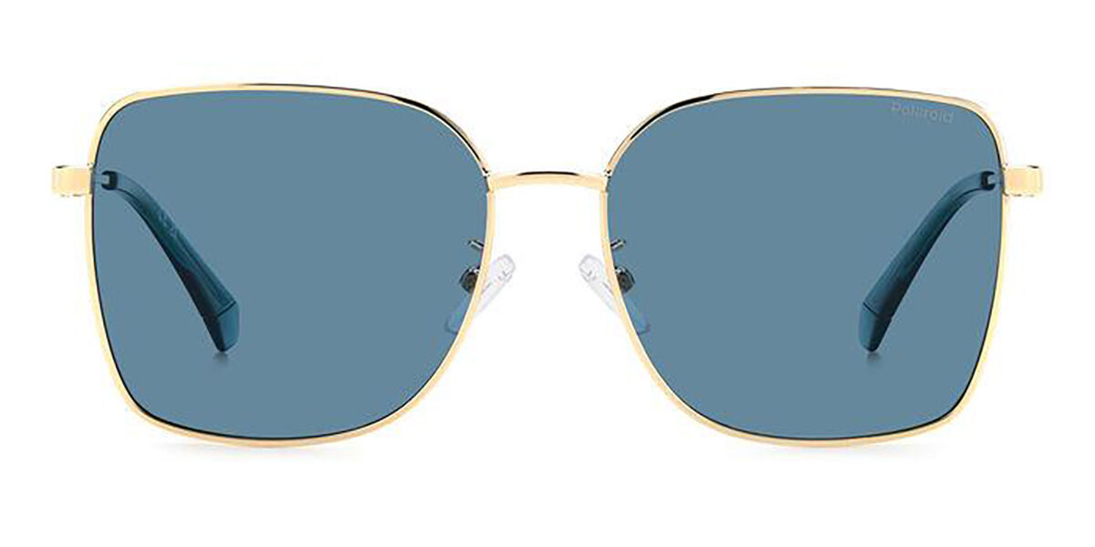 Polaroid PLD 4158/G/S/X Asian Fit Polarized OGA/C3, Gold frame, Blue lenses
