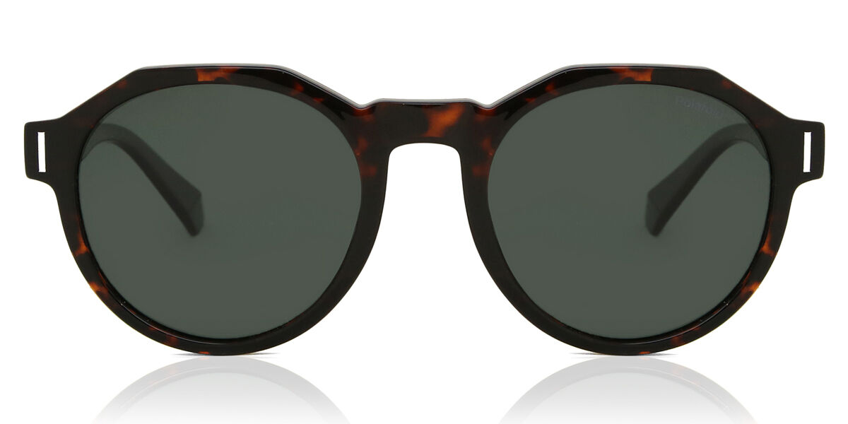 Polaroid PLD 6207/S Polarized 086/UC, Tortoiseshell frame, Green lenses