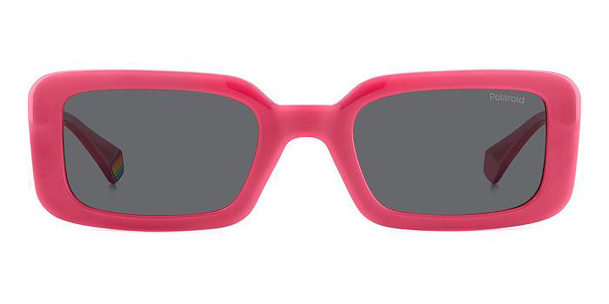 Polaroid PLD 6208/S/X Polarized MU1/M9, Pink frame, Grey lenses