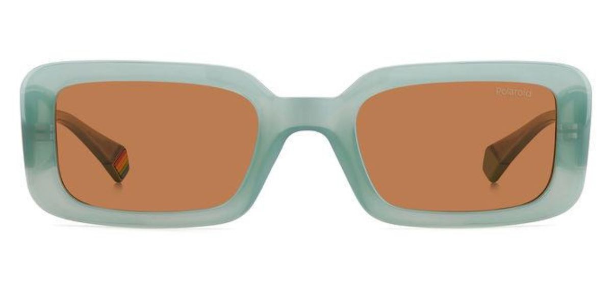 Polaroid PLD 6208/S/X Polarized 1ED/HE, Green frame, Orange lenses