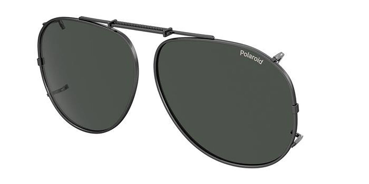 Polaroid PLD 2005/C-ON Clip-on Only Polarized V81/M9, Silver frame, Grey lenses