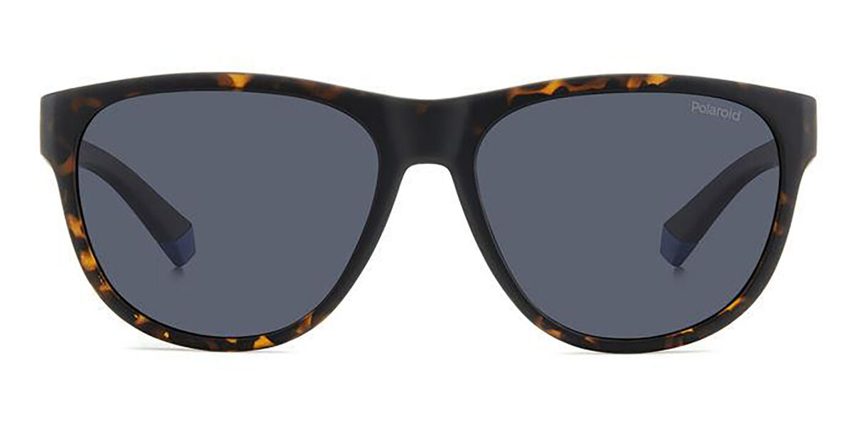 Polaroid PLD 2156/S Polarized HGC/C3, Tortoiseshell frame, Blue lenses