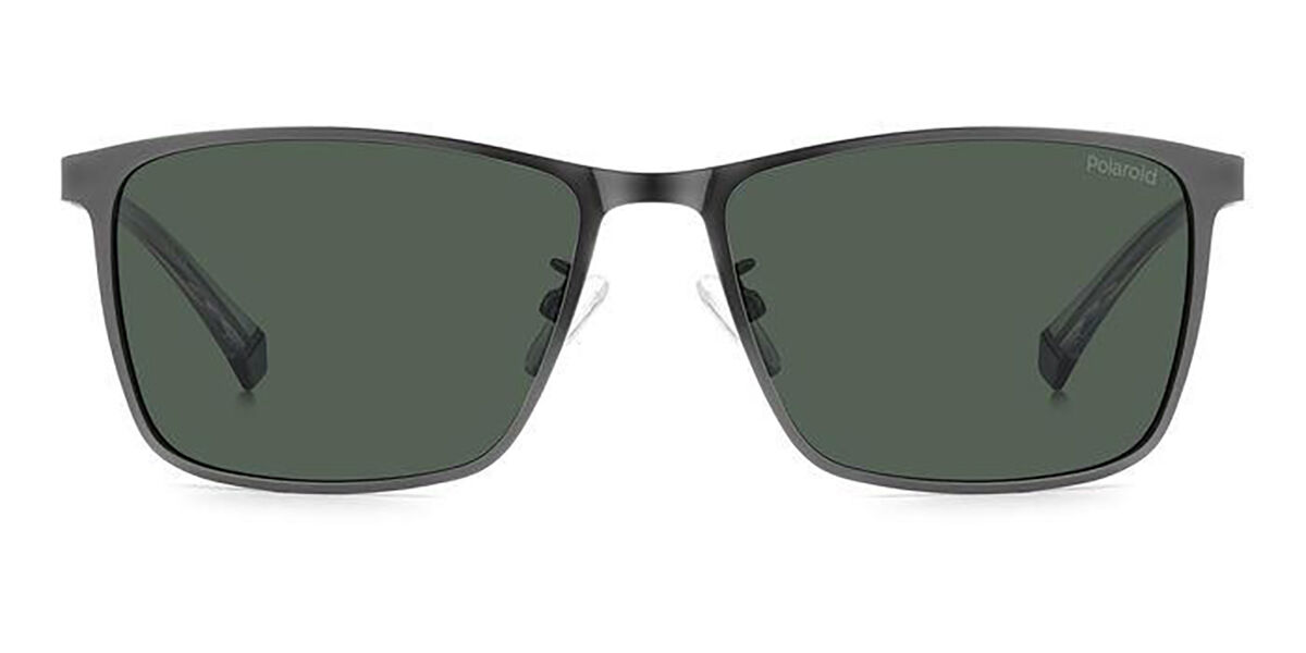 Polaroid PLD 2159/G/S/X Asian Fit Polarized R80/UC, Silver frame, Green lenses