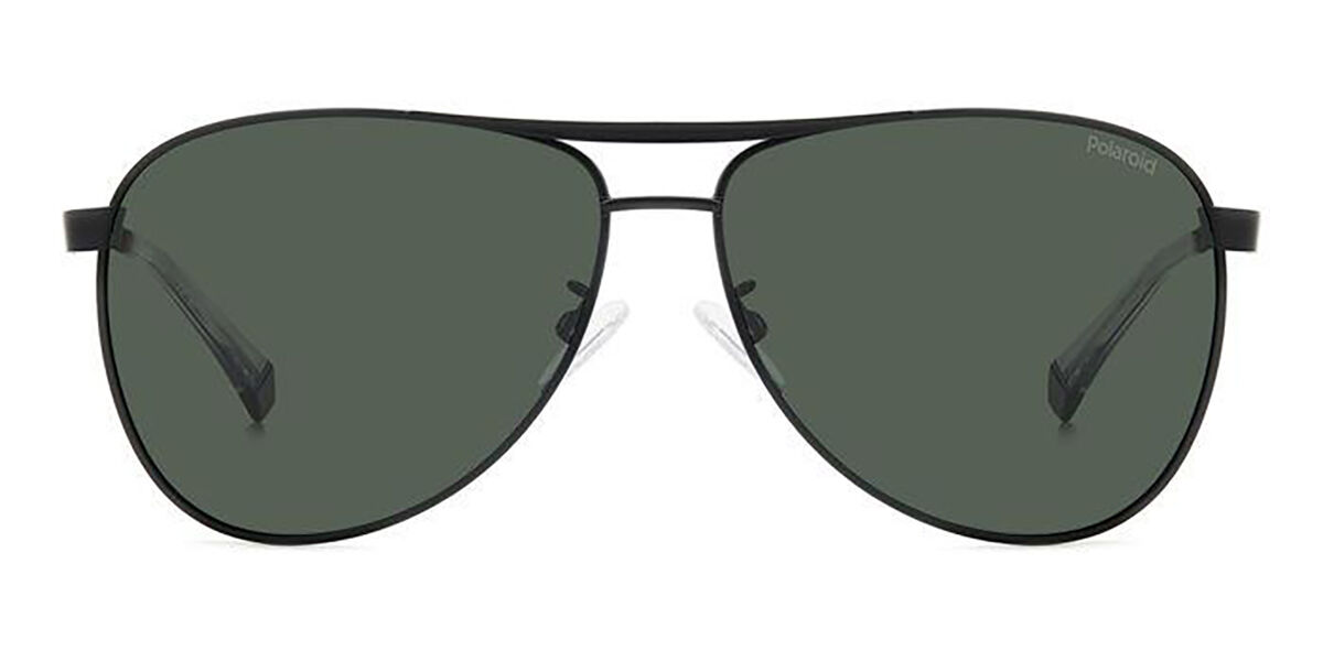 Polaroid PLD 2160/G/S/X Asian Fit Polarized 003/UC, Black frame, Green lenses