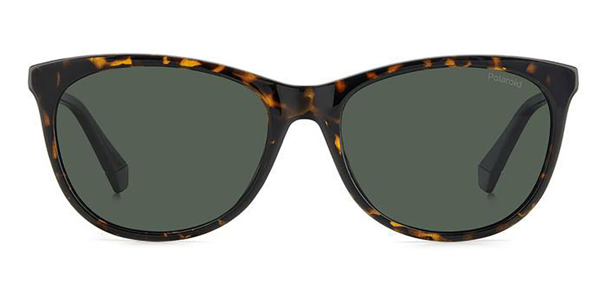 Polaroid PLD 4161/S Polarized 086/UC, Tortoiseshell frame, Green lenses