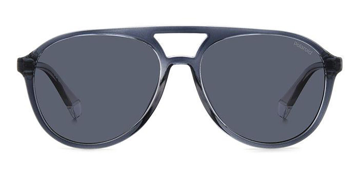 Polaroid PLD 4162/S Polarized 09V/C3, Blue frame, Grey lenses