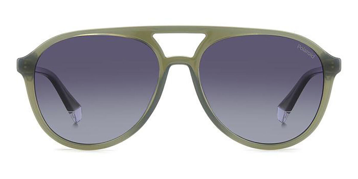 Polaroid PLD 4162/S Polarized 1ED/WJ, Green frame, Gradient Purple lenses