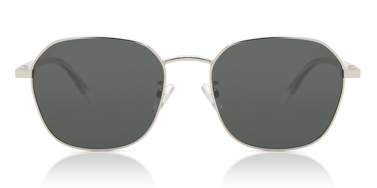 Polaroid PLD 4168/G/S/X Asian Fit Polarized 010/M9, Silver frame, Grey lenses